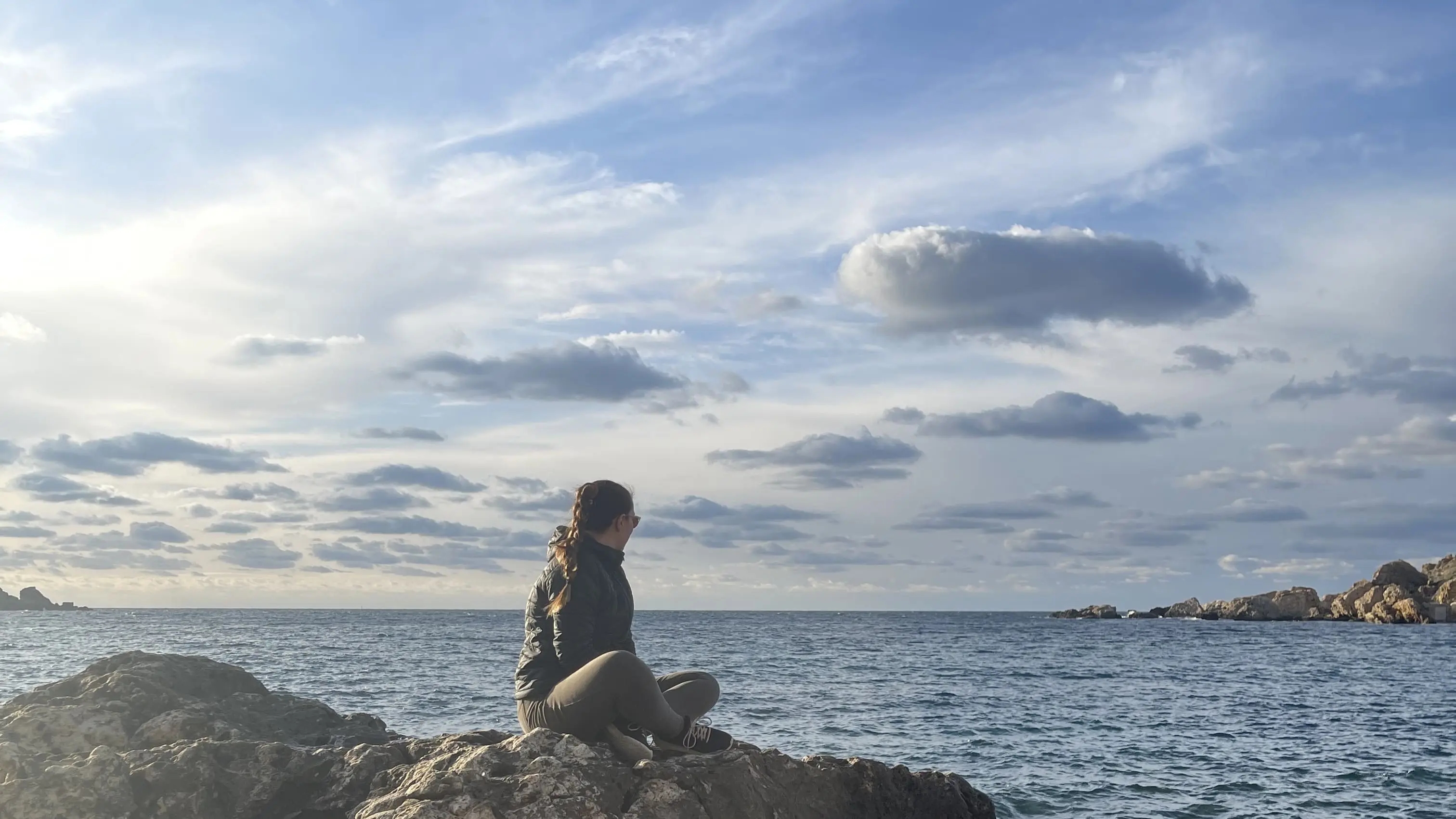 Méghane face à la mer