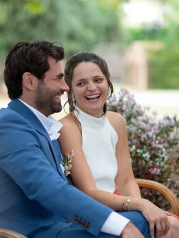 Couple de mariés - Le pari du "Plouf plouf"